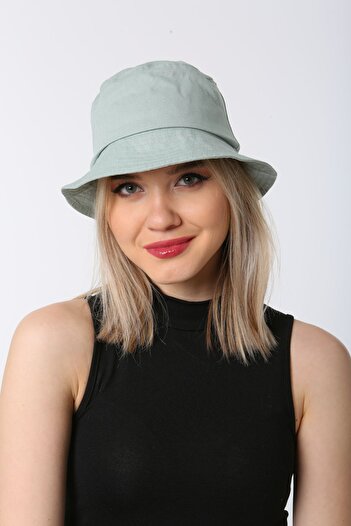 FRESCO SCARFS GREEN Unisex Summer Bucket Hat
