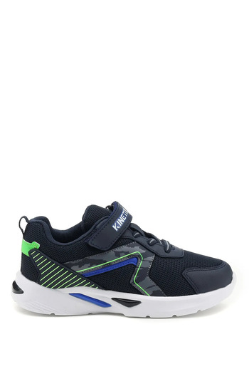 Kinetix Boy's Provid 2Fx Navy-Green Sports Shoes