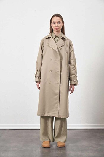 Mevra Agate Oversize Trenchcoat with Buckle