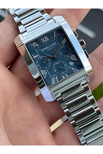 Daniel Klein Steel Band Internal Functions Active 30 Mt Waterproof Men's Wristwatch EDK.1.10679-3