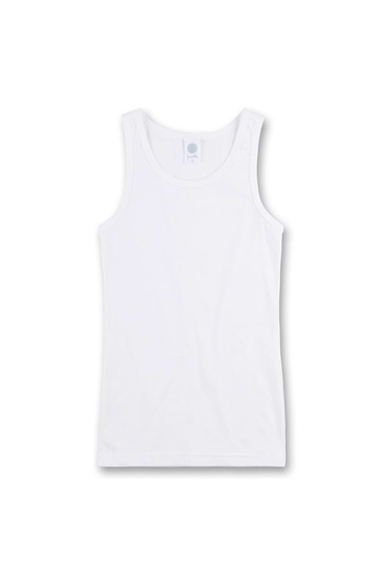 Sanetta Mädchen Unterhemd 3er Pack - Basic Shirt, Breite Träger, Single Jersey Baumwolle