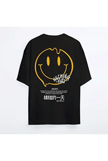 Shout Μπλουζάκι Unisex Oversize Nucking Futs Oldschool