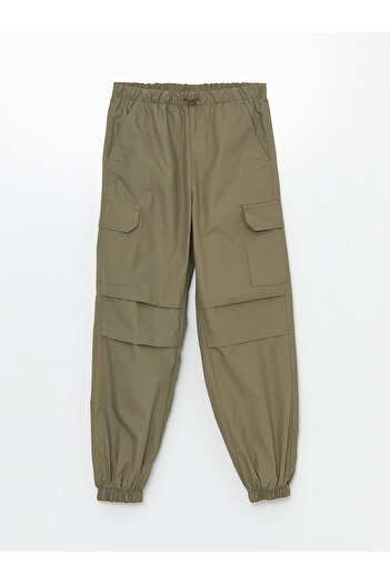LC Waikiki Girl's - Cargo Jogger Pants with Elastic Waist