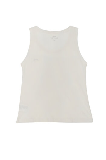 Slazenger Roz Women's Sleeveless Ecru T-Shirt