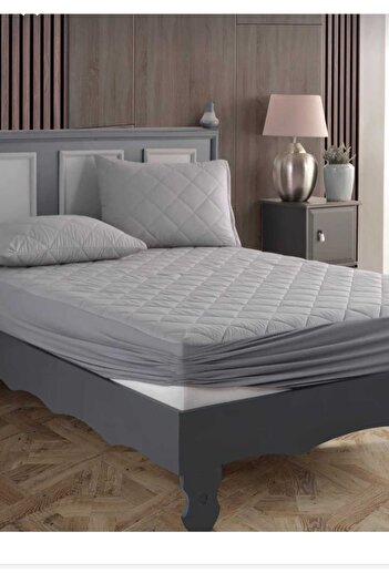 AYHOME 160 X 200 Cm Çift Kişilik Kapitoneli Sıvı Geçirmez Yatak Alezi Yatak Koruyucu Lstikli  Fitted Çarşaf