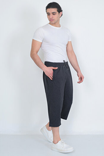 Buniş Large Size Battal Capri Men's Sweatpants