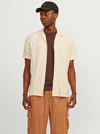 Jack & Jones Лляна чоловіча сорочка, з короткими рукавами - 12256235