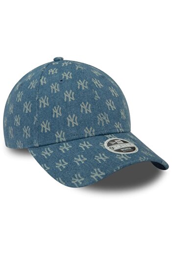 NEW ERA Şapka - Wmns Denim Mono 9FORTY New York Yankees - Mavi