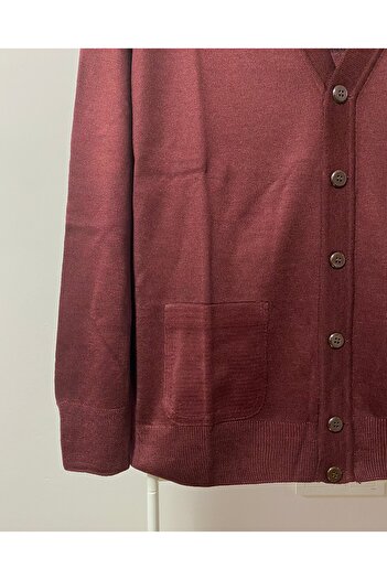 we are the best UYSALİDA Men's Wool Knitwear Thin Knitted Cardigan Özbarla