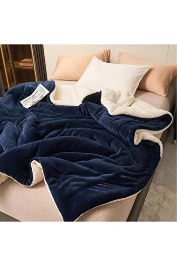 Mulberry Флісова ковдра Sherpa двостороння одномісна 160x220 см