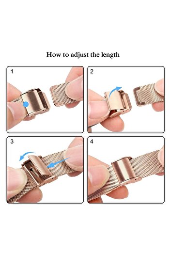 GREGOSS Apple Watch Band Uyumlu 38mm/40mm/41mm/iwatch Seri 10 42mm/ Paslanmaz Kordon Bilezik