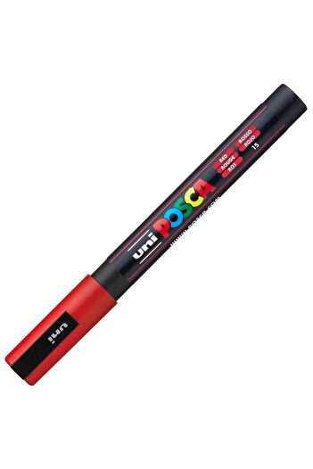 Uni Pc-3M Posca Marker - 0.9-1.3mm Red