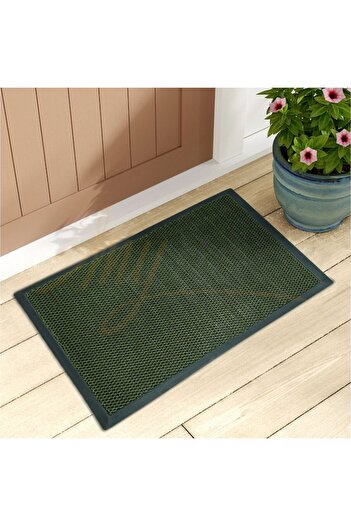 Myfloor Comfot Mat Framed Mud and Dirt Scraper Door Mat Green