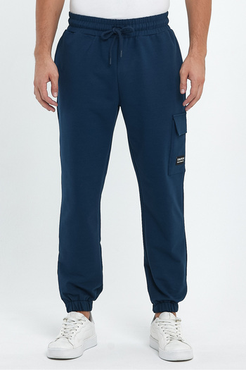 LİVE SPORT Ανδρικό παντελόνι Cargo Pocket 2 Thread Petrol Sweat