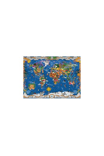 Gürbüz Yayınları My World Puzzle - 1000 Pieces My World Puzzle