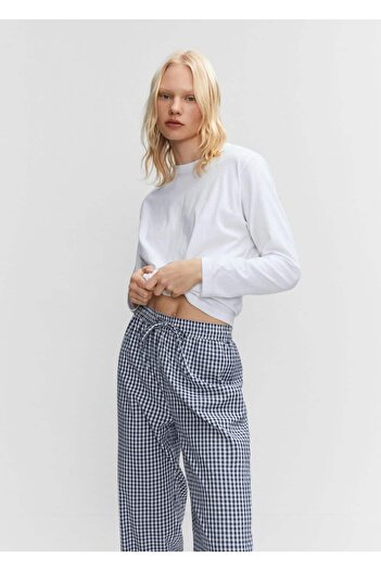 MANGO Woman Long Patterned Pajamas
