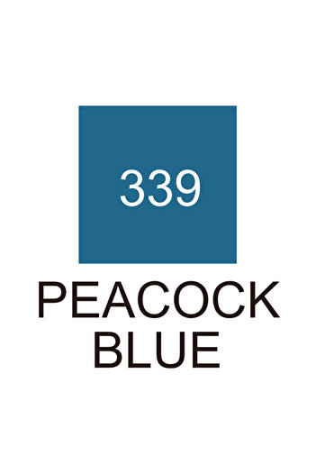 Zig Kurecolor Kc-3000 Twin S Marker Pen 339 Peacock Blue