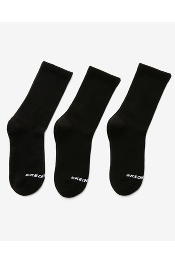 SKECHERS Унисекс черни чорапи U Crew Cut S192135-001
