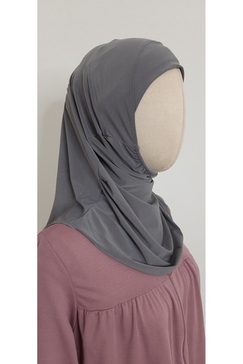 R&S modibone 4-10 Years Girl's Gray Practical Headscarf