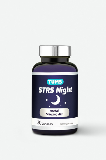 Tums Strs Night Passiflora Spiral Valerian 30 Capsules