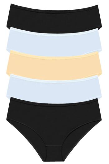 Newlilla 1006 Women's Mix 5-Piece Daily Bato Panties 1006-v1