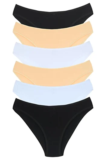 Newlilla 5001 Women's Sport Mix Daily Slip Panties 5001-V1