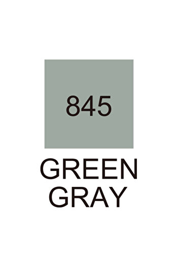 Zig Kurecolor Kc-3000 Twin S Marker Pen 845 Green Gray
