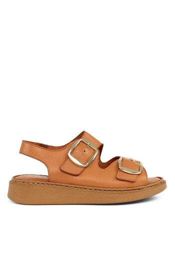 Celal Gültekin Дамски сандали Taba Leather - 366 28210-16545