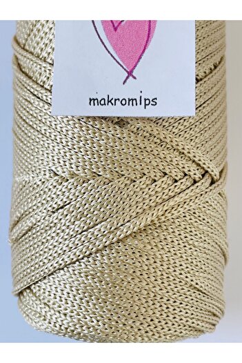 Makromİps 1. Κορδόνι μακραμέ πολυστερικής ποιότητας Premium - 100g 1,5mm Χομπί πλεκτή τσάντα χειρός
