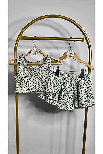 Bambi Kids Crop Shorts and Skirt Set