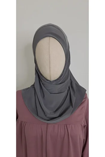 R&S modibone 4-10 Years Girl's Gray Practical Headscarf
