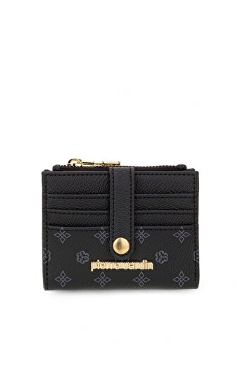 Pierre Cardin Черна дамска чанта портфолио и клъч с монограм - 06PC24Y605-MN