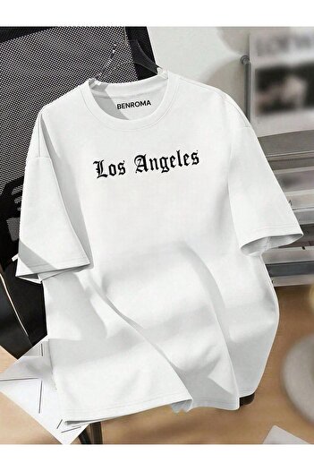 BENROMA Μπλουζάκι Los Angeles Printed Unisex Oversize - Διατίθεται για ηλικίες 3-12 ετών