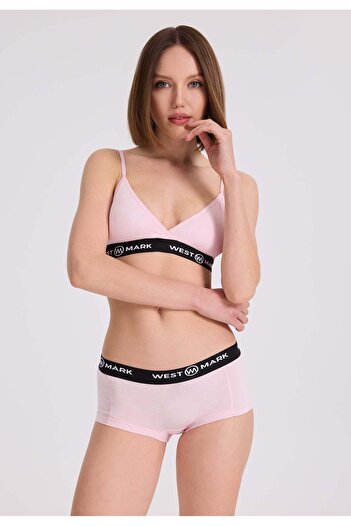 WESTMARK LONDON 4’lü Pembe Pamuk Elastan Karışımı Kadın Hipster Külot LILY