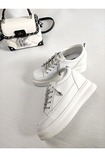 Of&Off Genuine Leather Women's Shoes - Inside Heels and Laces