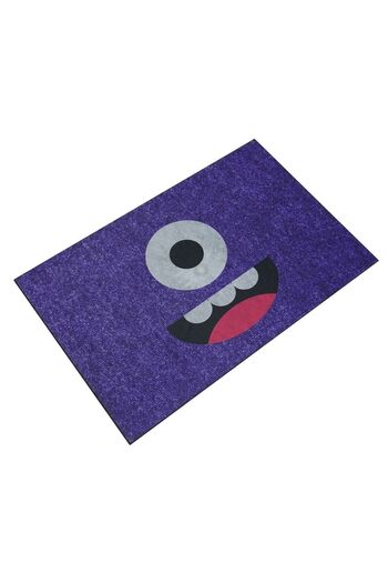 Stepmat Single Eye Emoji Double Sided Rubber Door Mat