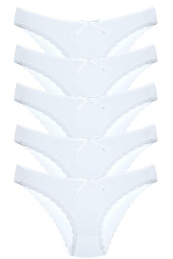 Newlilla 1101 Bikini damă T. Pachet chiloți din dantelă V15
