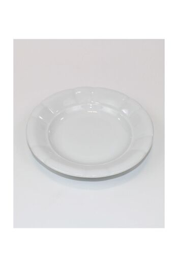 Güral Porselen 18 Cm Corrugated Dinner Plate 12 Pieces