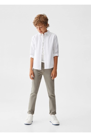 MANGO Kids Tricou Alb Pentru Copii