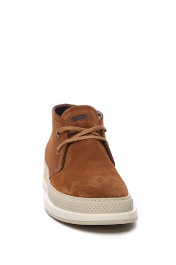 Tamer Tanca Ανδρικές μπότες από γνήσιο δέρμα Tan Suede Casual