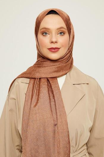 Levidor Monogram Patterned Ring Shawl