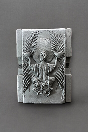 RocArt Home Libra Libra - Zodiac Series Concrete Ashtray