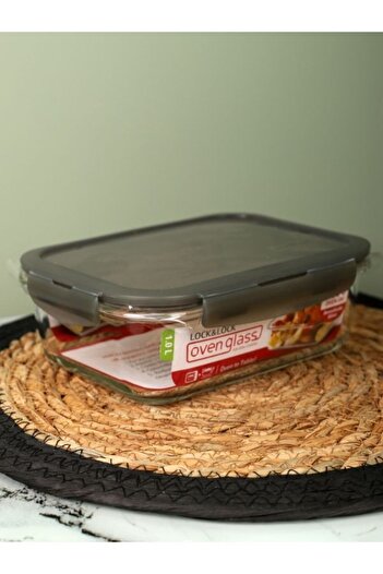Viyalente 2 Lock & Lock Airtight Glass Storage Containers 1 LT| 400°C Safe as Heat
