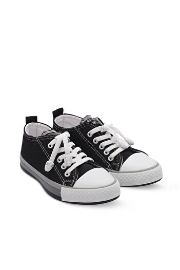 Slazenger KOALA Unisex Çocuk Sneaker Ayakkabı Siyah