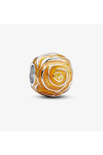 POSEİDONS JEWELLERY Açan Sarı Gül Charm