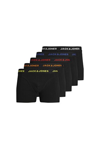 Jack & Jones Ανδρικό λογότυπο μάρκας ελαστικό βαμβακερό μαύρο μπόξερ για καθημερινή χρήση 12242494 - 4299726