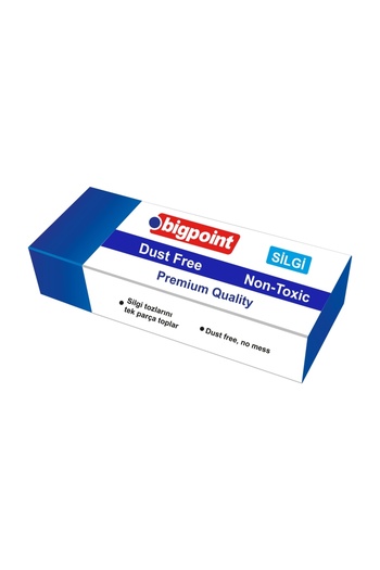 Bigpoint Blue Medium Size Exam Eraser - 24 PCS