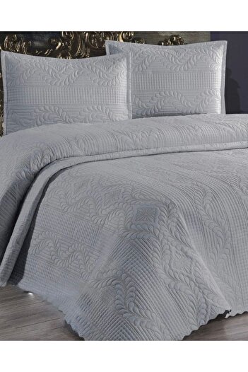 Bikaya Home Double Microfiber Bedspread - Quilted Design