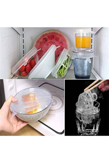 ALİNA HOME 5 Pieces Silicone Stretch