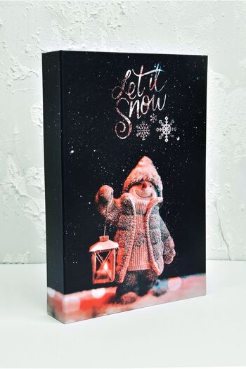 Bytwo Snowman Design Decorative Box - Book Box - Decorative Box